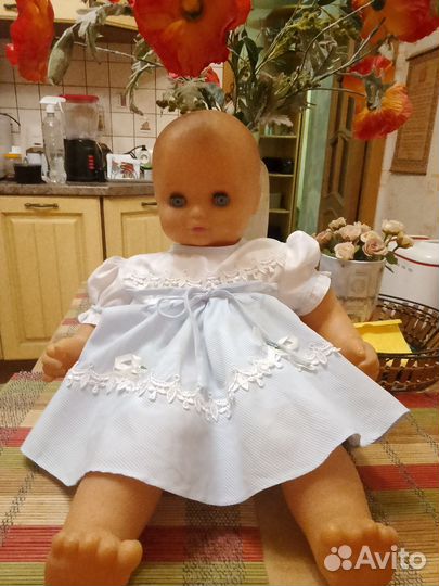 Кукла пупс ГДР 62 см. мягконабивная