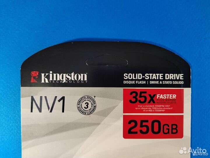 SSD M2 2280 250 GB NVMe Kingston PCIe 3.0