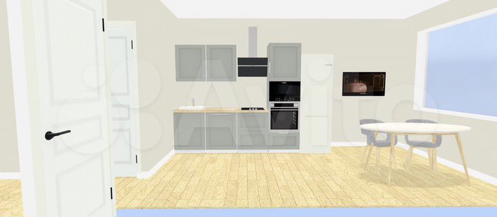 3-к. квартира, 70 м², 1/5 эт.