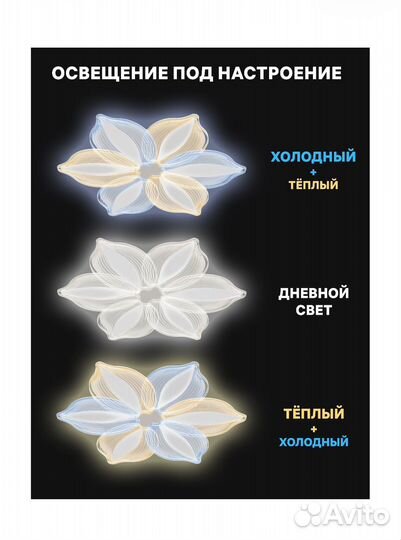 Люстра светодиодная новая