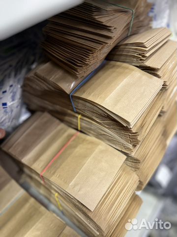 Пакеты дой пак бумажный с окном 90 mm