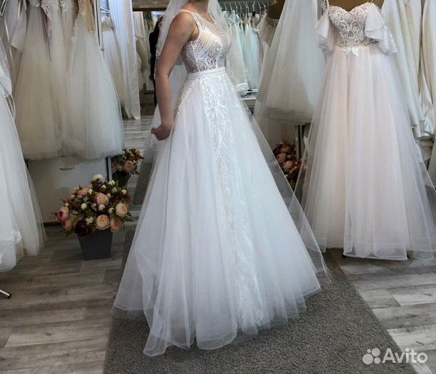 Новое Свадебное Платье и фата