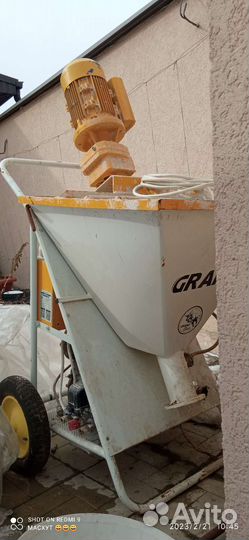 Штукатурная станция 220 бу