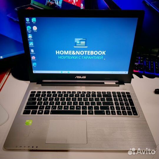 Ноутбук asus надёжный I7 SSD/HDD 8GB GT740