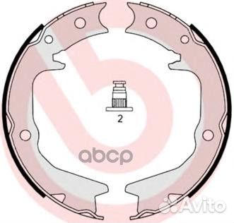 Колодки тормозные стояночного тормоза S54519 Br
