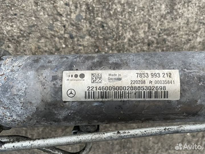 Рулевая рейка Mercedes W216 W221 4matic