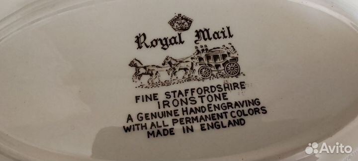 Винтажная тарелка Royal Mail, Англия