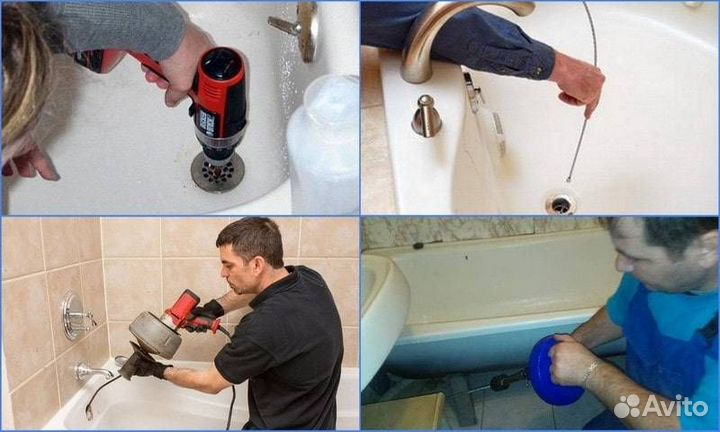 Сантехник,прочистка канализации,Устранение засора