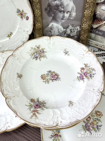 Антикварные тарелки Rosental Sanssouci