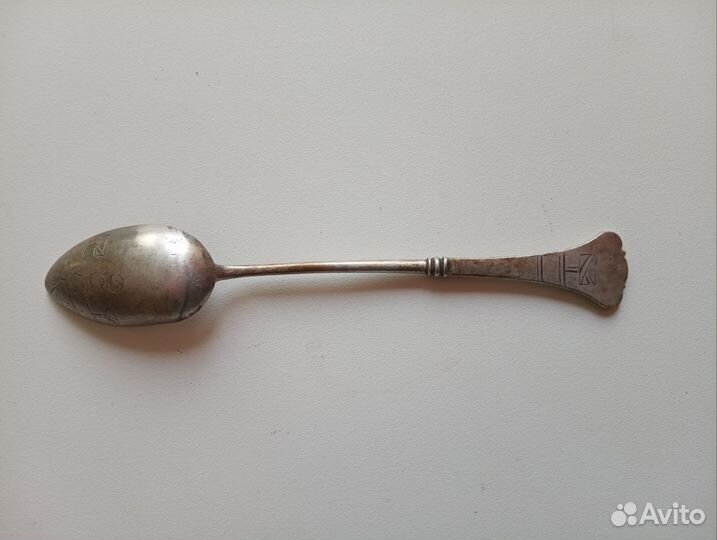 Серебряная чайная ложка 84 проба винтаж 28 грамм