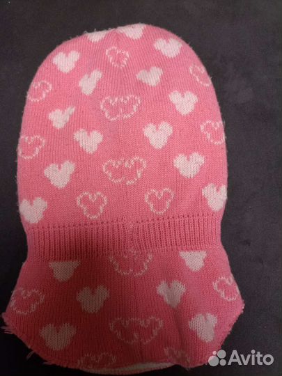 Шапка шлем для девочки