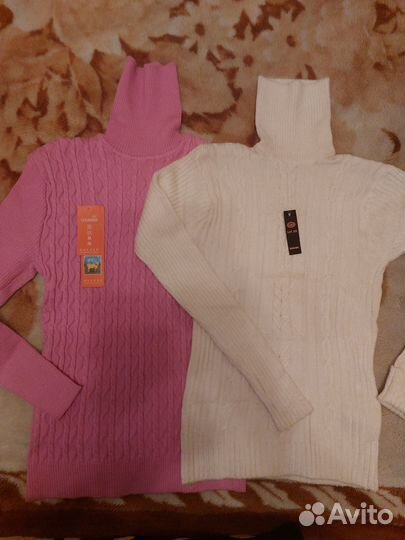 Новые водолазки для девочки 7-9 лет