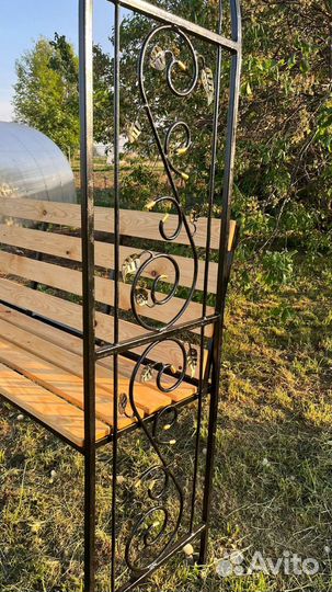 Арка садовая кованая
