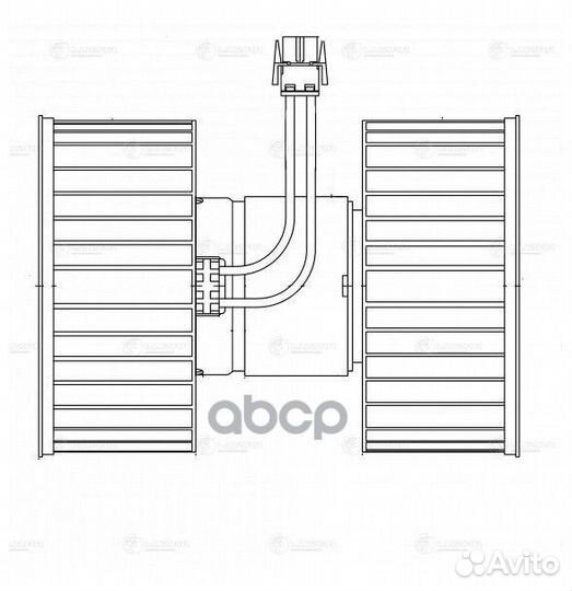 Э/вентилятор отоп. для а/м BMW 3 (E46) (98) /X3