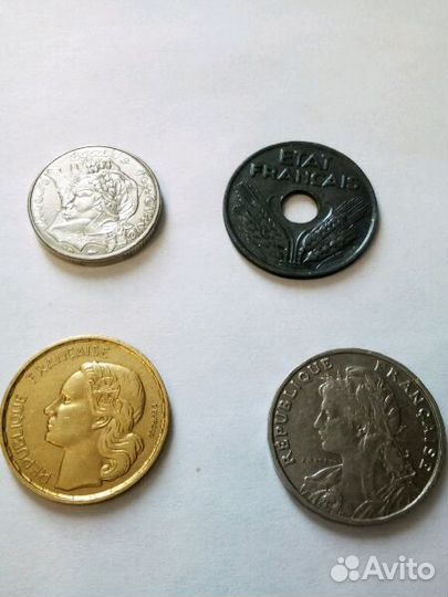 Продам монеты Франции