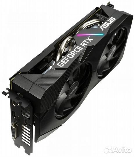 Видеокарта Asus Geforce RTX 2060 6GB Dual OC EVO