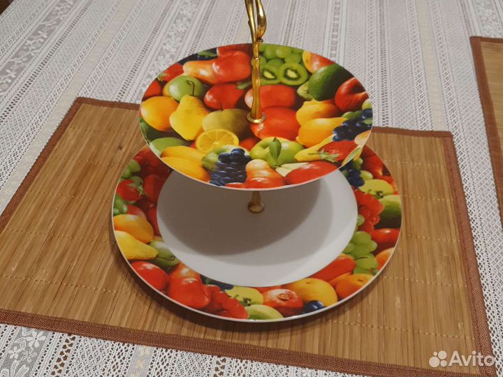 Этажерка, блюдо. Фруктовница