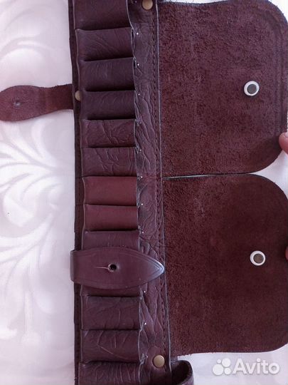 Патронташ кожа 12 калибр