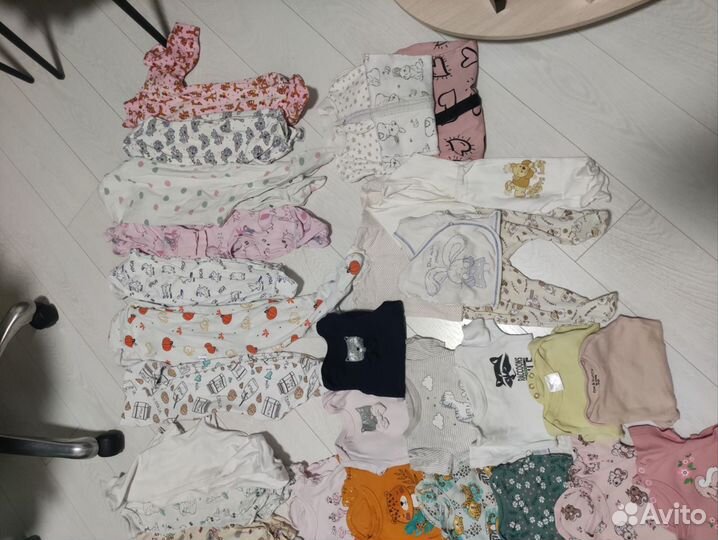 Детские вещи пакетом на девочку 56/62/68/74/80