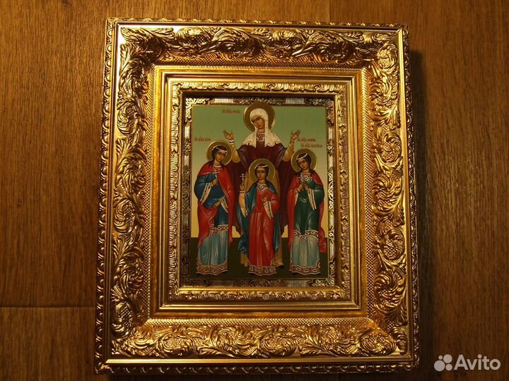Икона святых мучениц Веры, Надежды, Любови и
