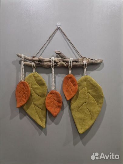 Осеннее панно листья. Декор настенный