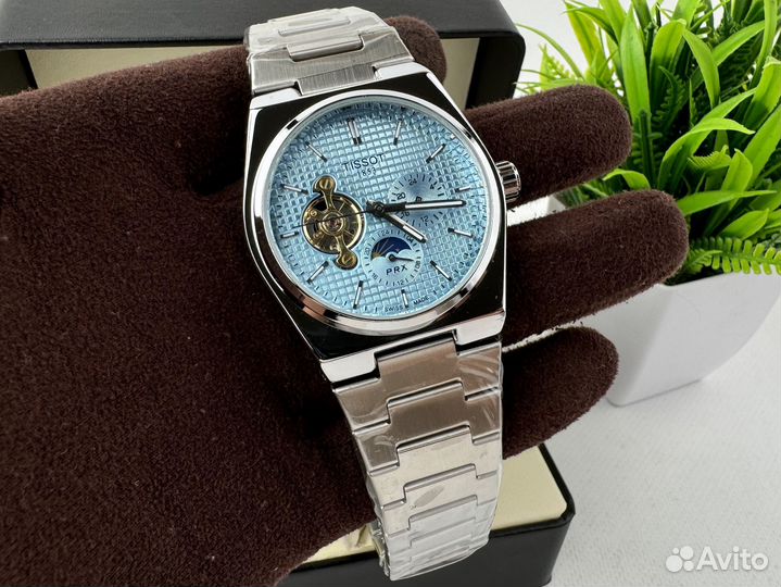 Мужские часы Tissot PRX Механика хронографом