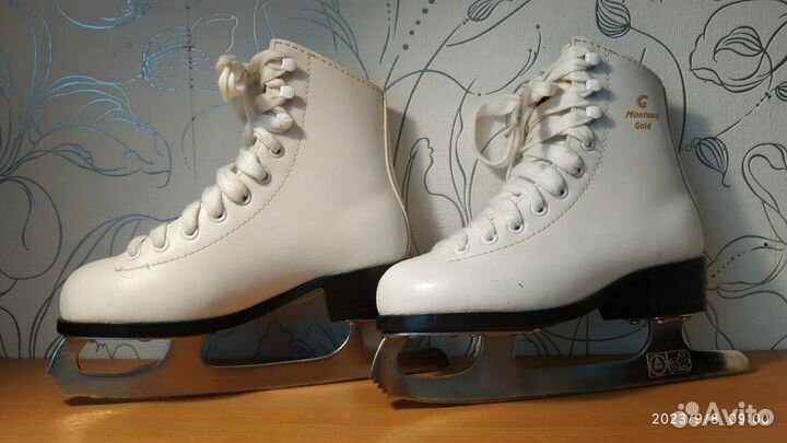 Коньки фигурные 31 размер Graf Montana Gold