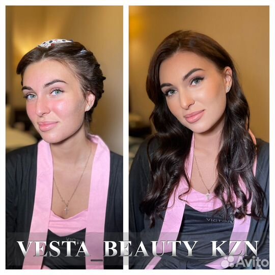 Макияж. В подарок ресницы. Локоны. Визажист