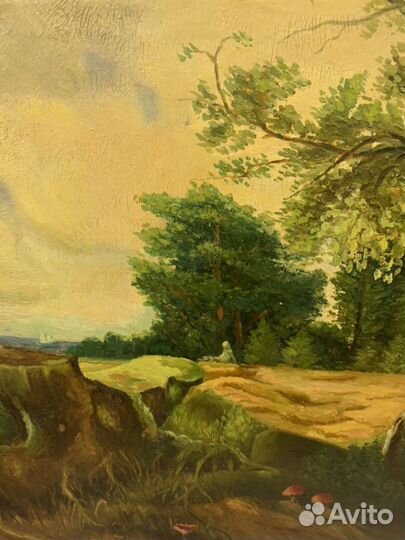 Картина маслом Старинная