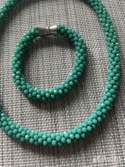 Комплект колье и браслет