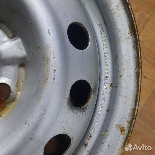 Штампованные диски r15 4x108