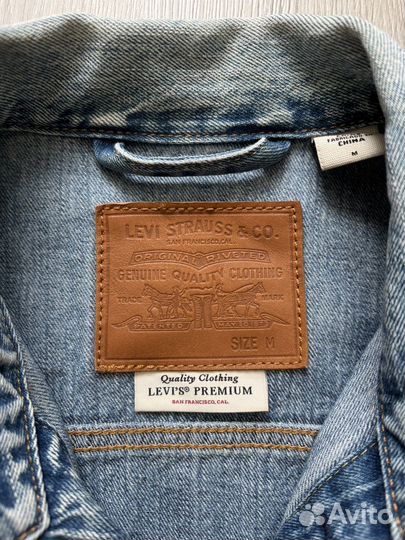 Джинсовая куртка levis оригинал