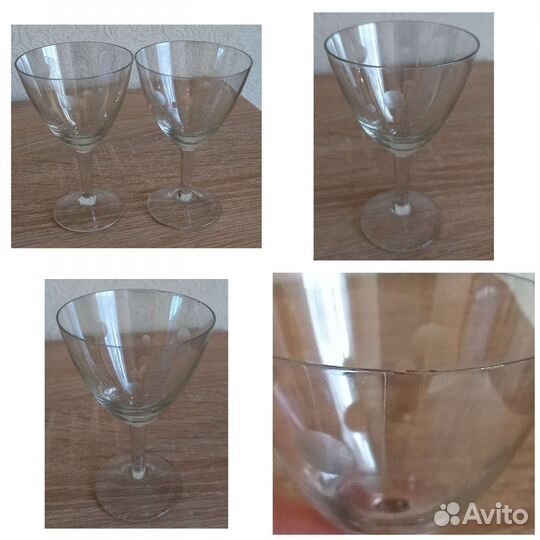 Рюмки СССР. Стекло. Лафитники
