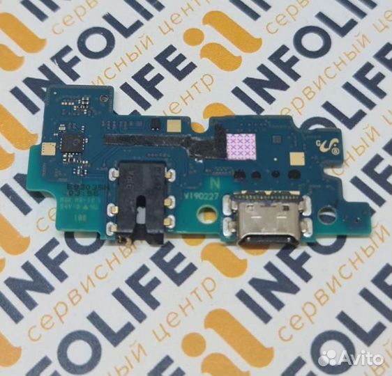 Шлейф плата, системный разъем Samsung A505 orig