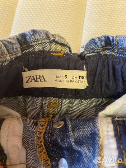 Джинсы Zara для девочки 116