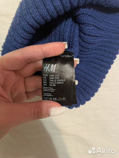 Шапка бини женская мужская H&M