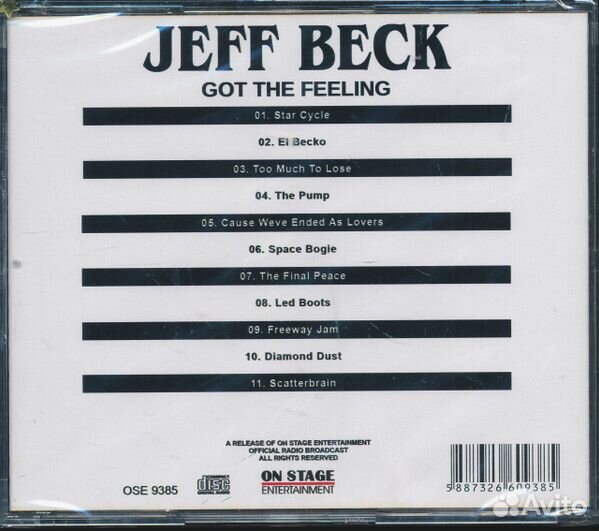 Jeff Beck - Got The Feeling (CD)