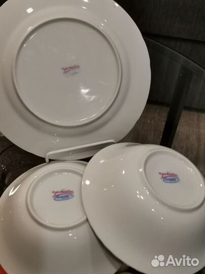 Тарелка салатники Шишки Япония Yamatsu