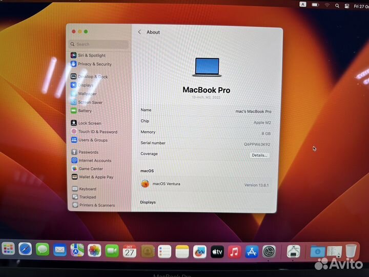 Apple MacBook Pro 13 M2 512Gb Space Gray