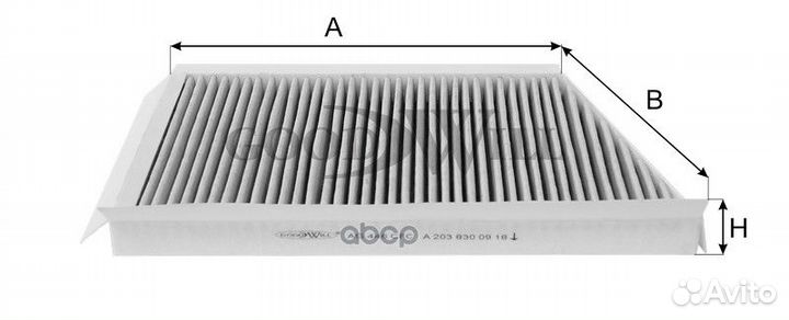 Фильтр салона угольный AG446CFC Goodwill