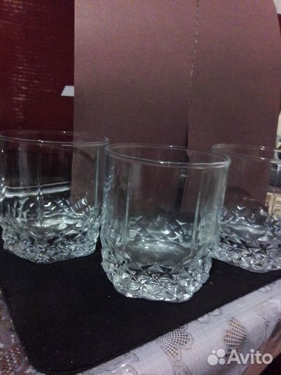 Тарелки Барановка 60 гг и набор pasabance -стекло