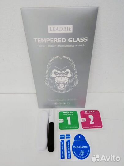 Стекло Samsung note 10 plus с уф лампой и клеем