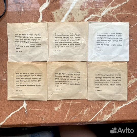 Струны для электрогитары Elicia Luxe. СССР