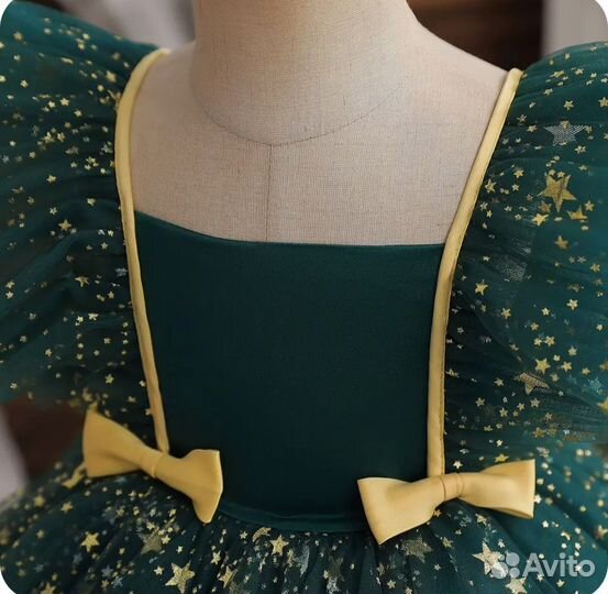 Новогоднее платье для девочки Ёлочка 104-128