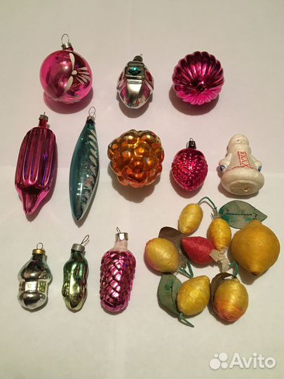 Елочные игрушки СССР