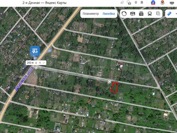 Участок 6 сот. (СНТ, ДНП)