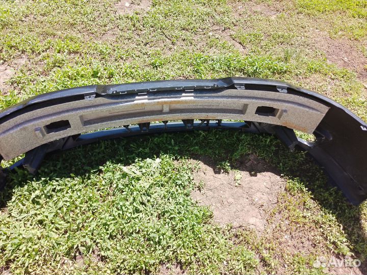 Бампер передний чёрный Daewoo Nexia 2 рестайлинг