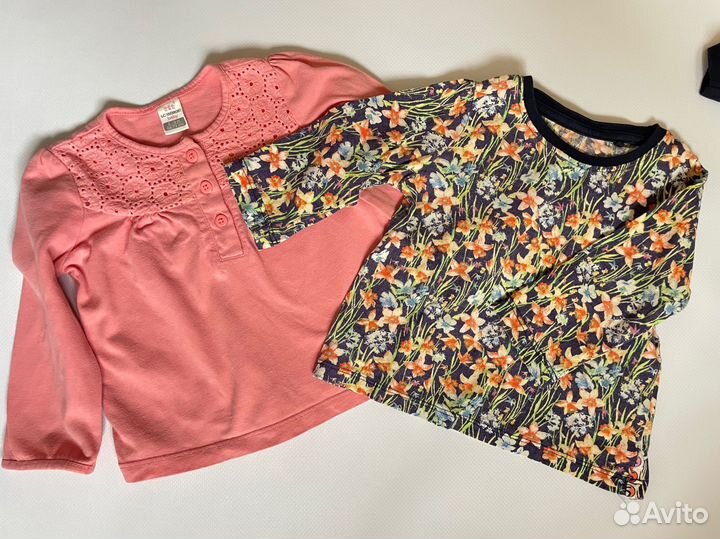 Брендовые вещи пакетом 68 74 для девочки