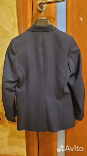 Пиджак рост 122 темно-синий 