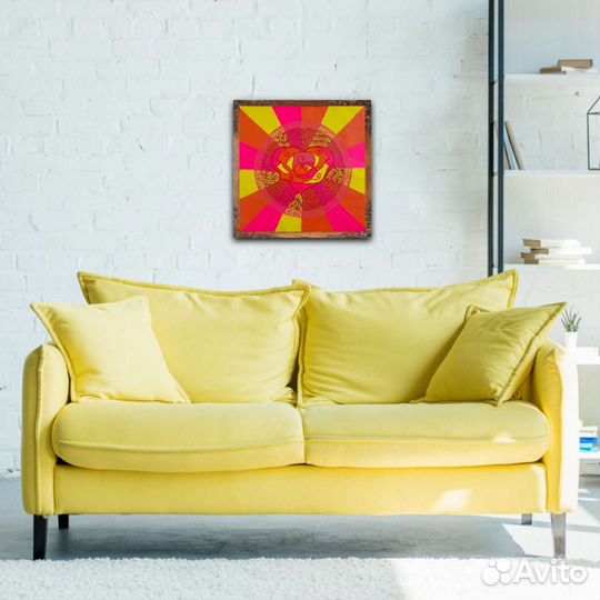 Картина на холсте. 54*54 см. 